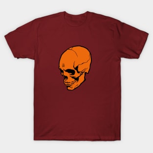 Skull- orange T-Shirt